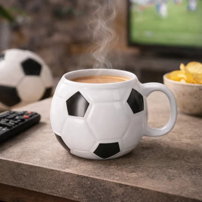 Mug personnalisé ballon de foot Hindy 440 ml 