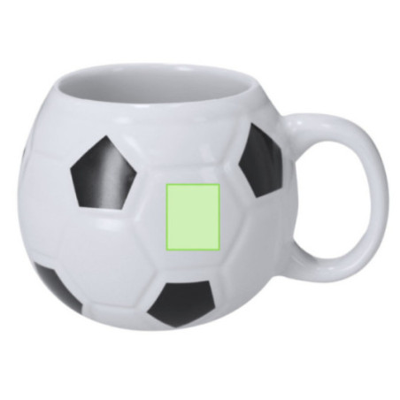 Mug personnalisé ballon de foot Hindy 440 ml 
