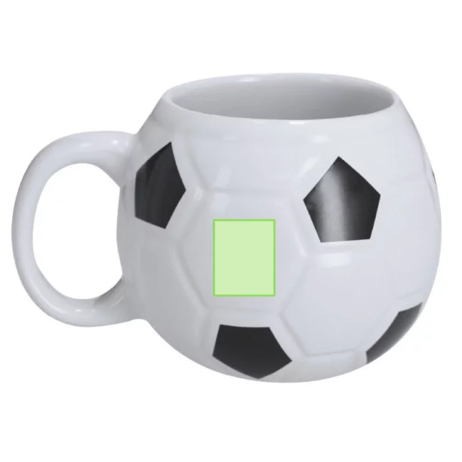 Mug personnalisé ballon de foot Hindy 440 ml 