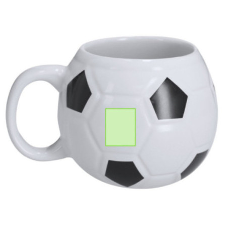 Mug personnalisé ballon de foot Hindy 440 ml 