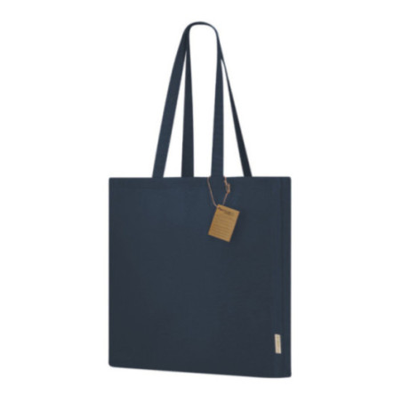 Tote bag publicitaire en coton recyclé Lovarin 