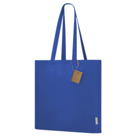 Tote bag publicitaire en coton recyclé Lovarin 