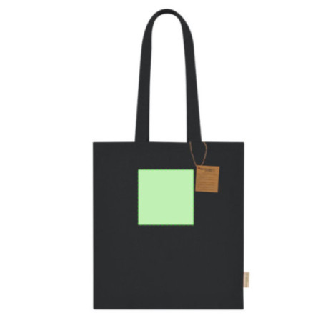 Tote bag publicitaire en coton recyclé Lovarin 