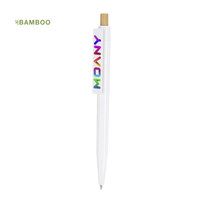 Stylo publicitaire en ABS et bambou Icarus 