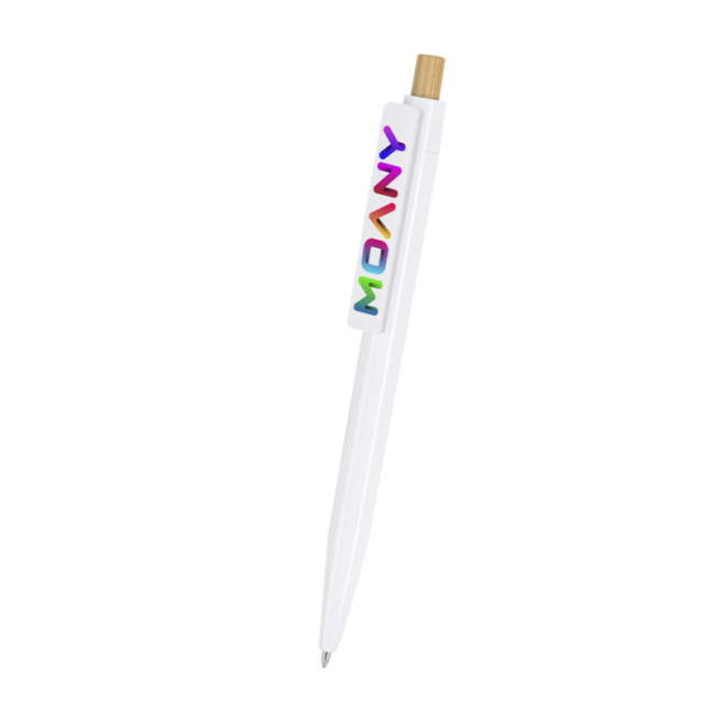 Stylo publicitaire en ABS et bambou Icarus 