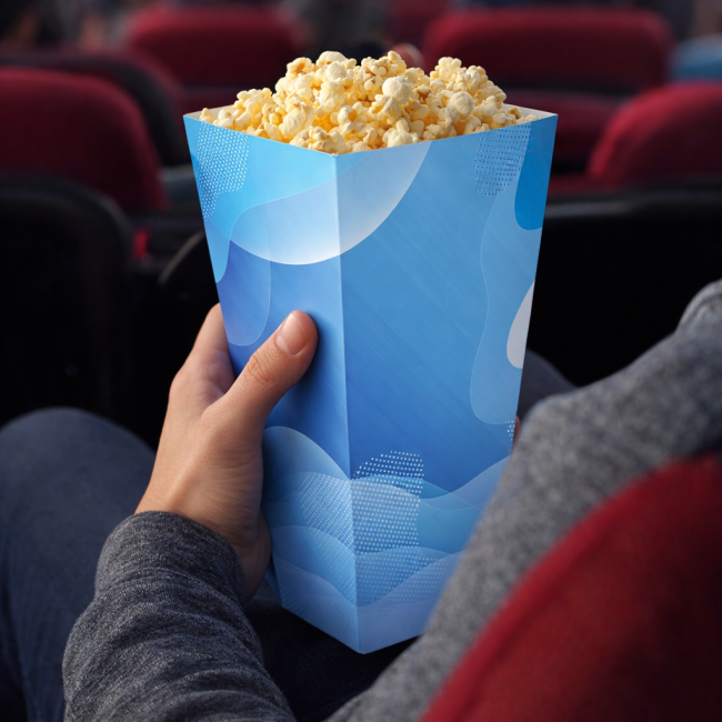 Boîte pop-corn personnalisable Medium 