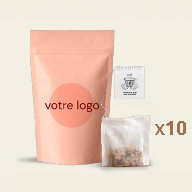 Doypack personnalisable de 10 infusettes Le Beau Thé 