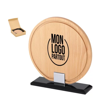 Trophée personnalisable en bois Vererol 