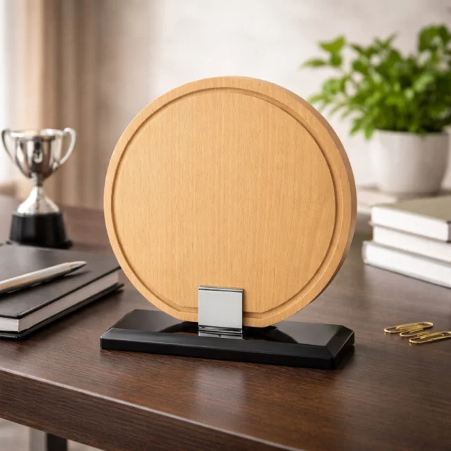 Trophée personnalisable en bois Vererol 