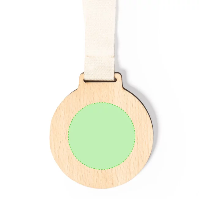Médaille personnalisable en bois Guster