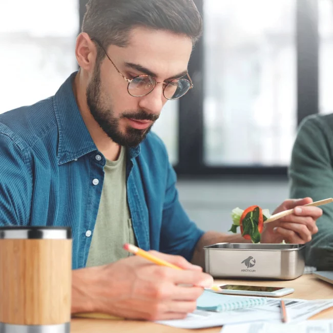Lunch box en Inox SAVANNA 600 ml 