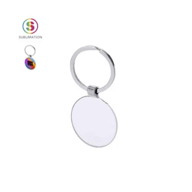 Porte-clés métal pour sublimation Fimux 