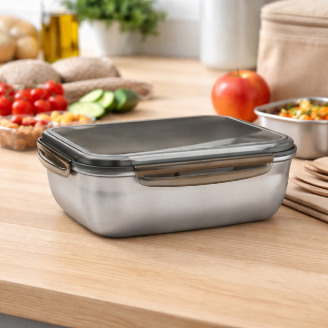 Lunch box en acier inox recyclé Lox Plus 