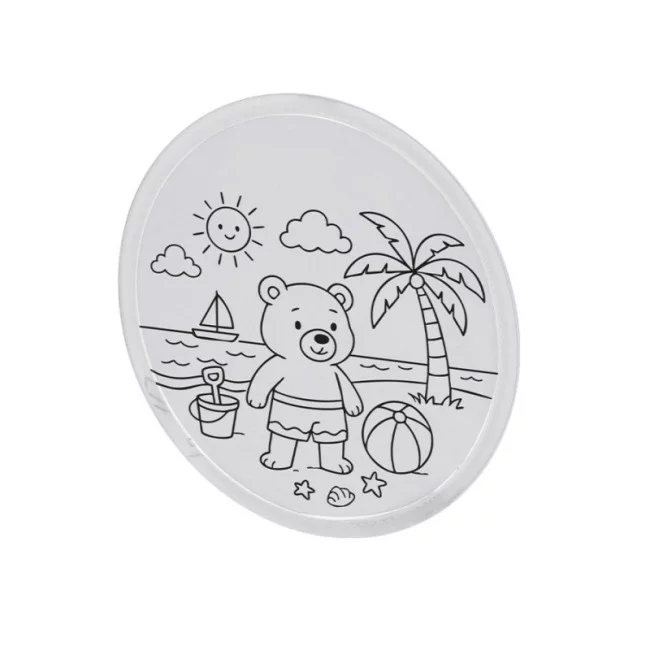 Frisbee personnalisé à colorier Zerbut 