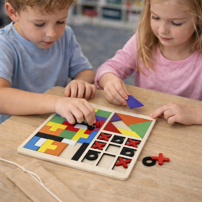Set puzzles en bois Meloxar 