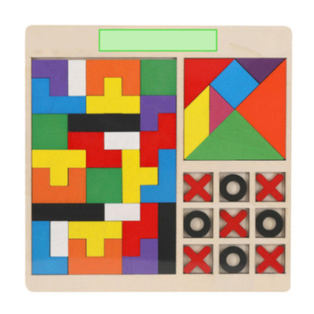Set puzzles en bois Meloxar 