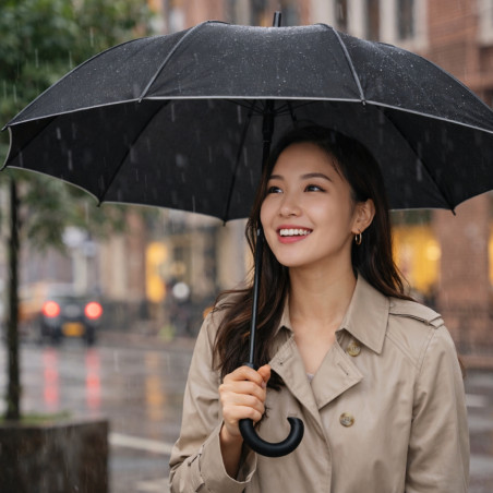 Parapluie anti-vent publicitaire Savilar 
