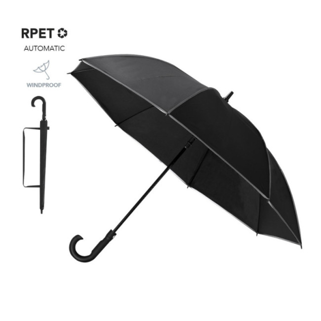 Parapluie anti-vent publicitaire Savilar 