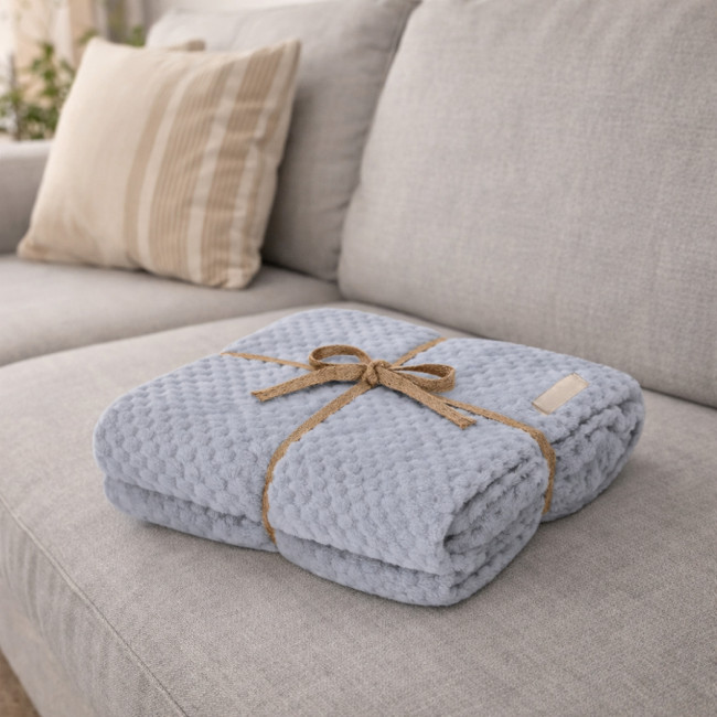 Plaid personnalisé en polyester Iridian 