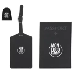 Set étiquette à bagage et...