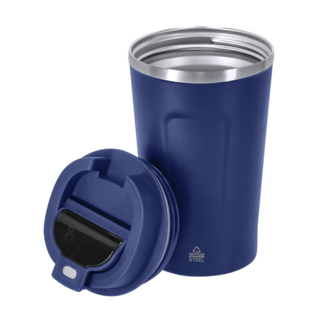 Mug isotherme en acier inoxydable recyclé Molin 400 ml 