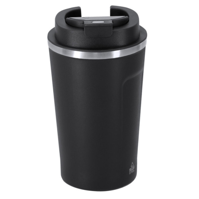 Mug isotherme en acier inoxydable recyclé Molin 400 ml 