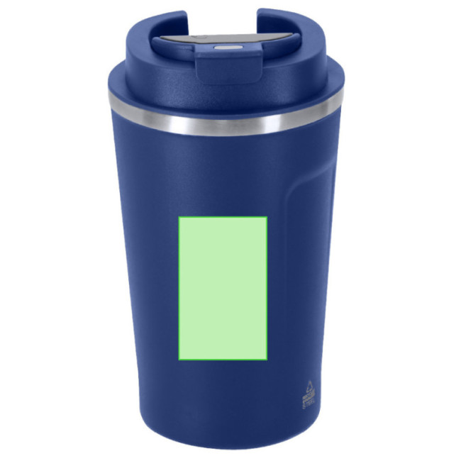 Mug isotherme en acier inoxydable recyclé Molin 400 ml 