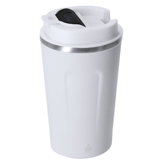 Mug isotherme en acier inoxydable recyclé Molin 400 ml 
