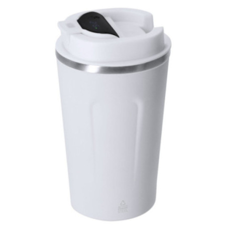 Mug isotherme en acier inoxydable recyclé Molin 400 ml 