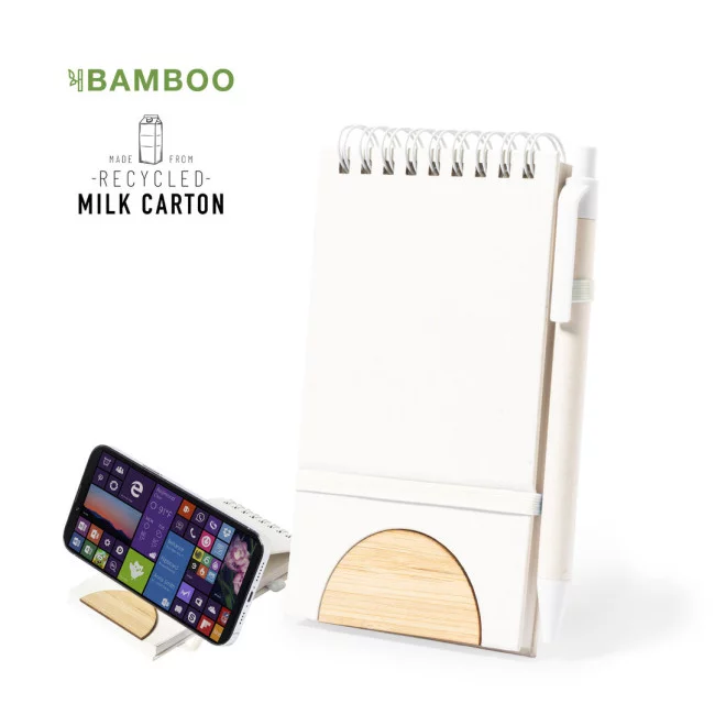 Carnet support carton de lait Minnak
