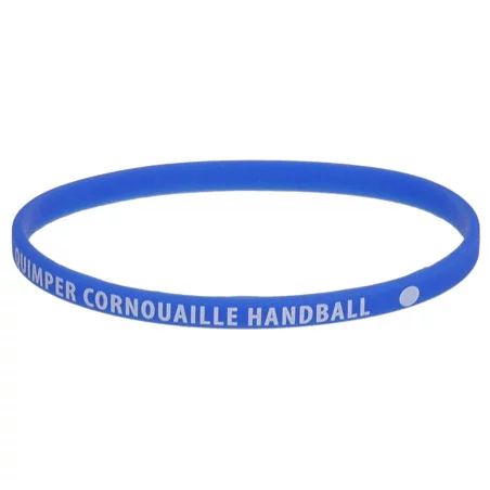Bracelet Silicone Personnalisé Slim Bracelet Silicone Personnalisé Slim - Bleu