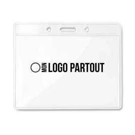 Porte Badge Souple Horizontal