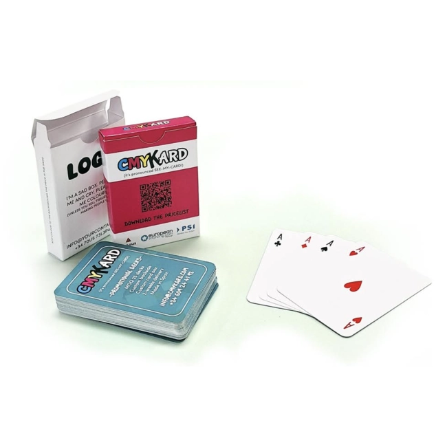 Jeu de 54 cartes personnalisable Eco 