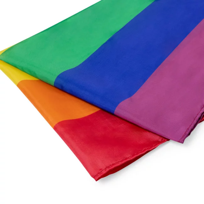 Drapeau publicitaire rainbow 
