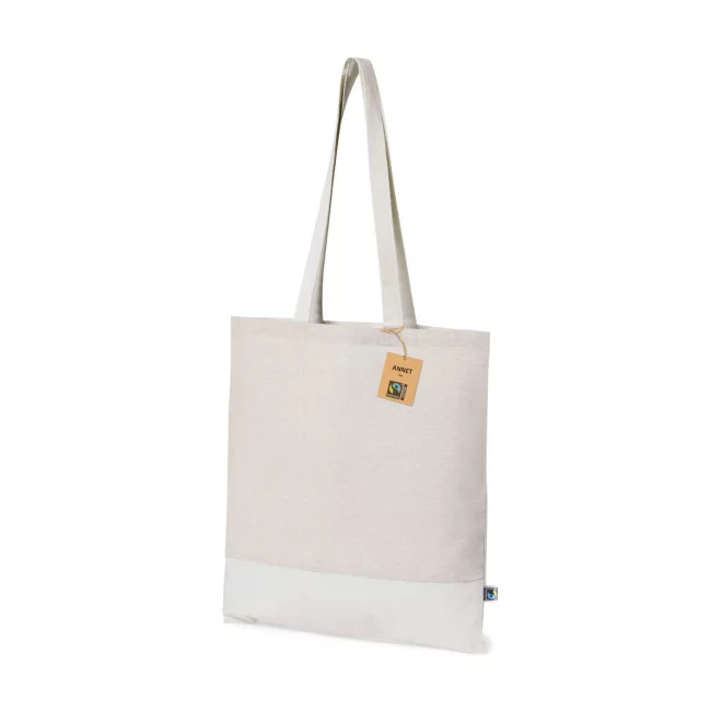 Sac shopping publicitaire Annet Fairtrade 