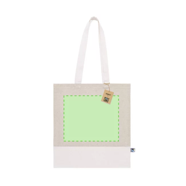 Sac shopping publicitaire Annet Fairtrade 