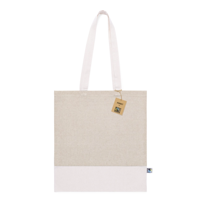 Sac shopping publicitaire Annet Fairtrade 