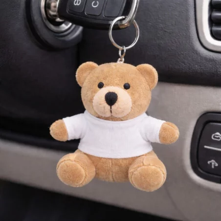Porte-clés ourson en peluche Nil 