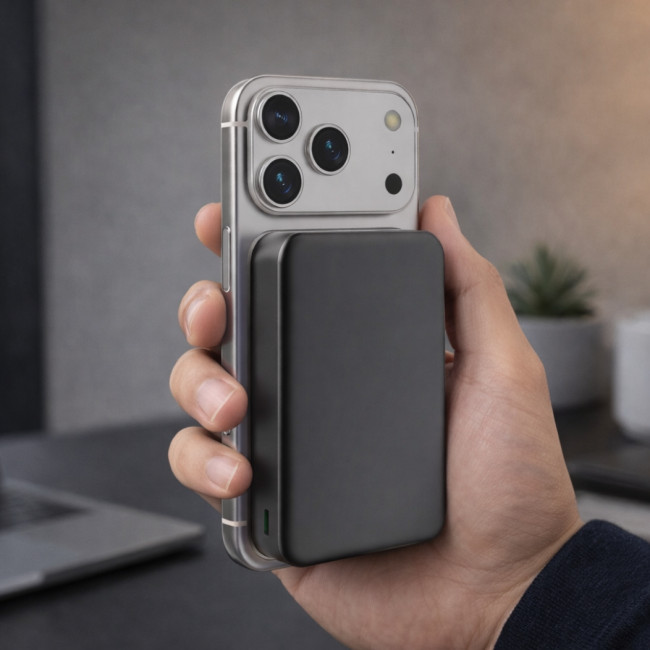 Powerbank magnétique personnalisée Quantum 
