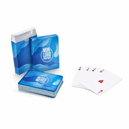 Jeu de 54 cartes personnalisable Eco 