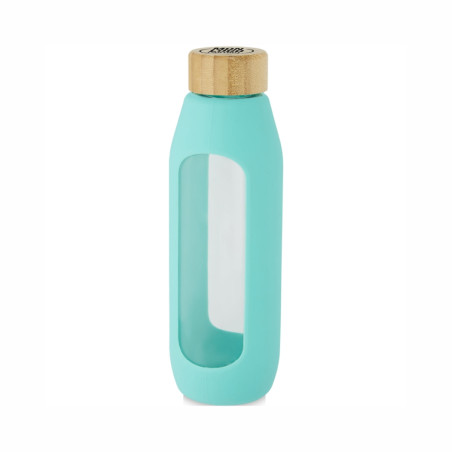 Gourde publicitaire en verre borosilicate Tidan 600 ml 