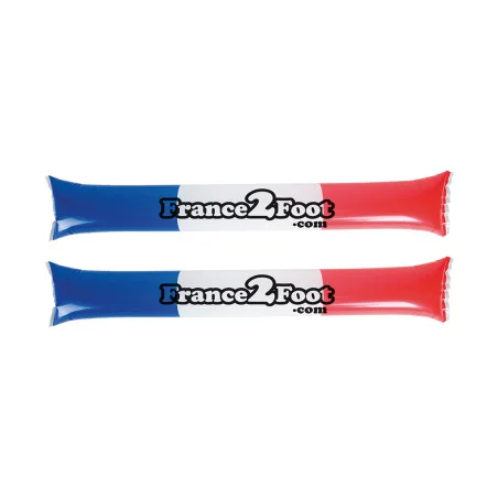 Bâtons de supporters français personnalisés 