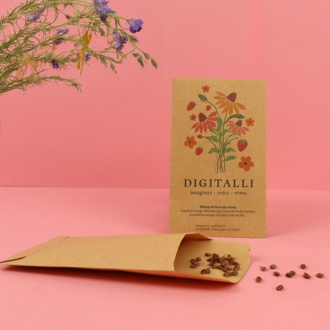 Grand sachet de graines personnalisable 