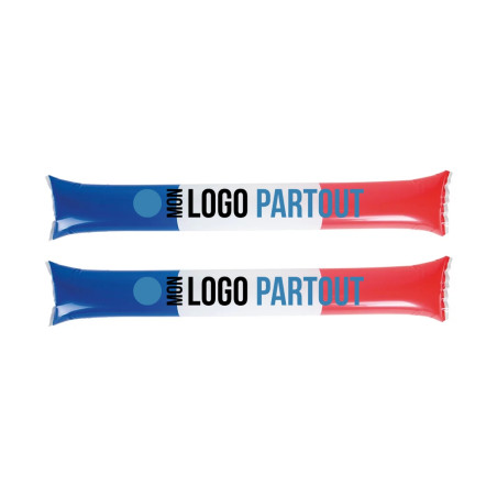 Bâtons de supporters français personnalisés 