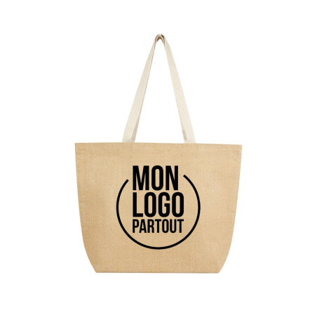 Sac shopping isotherme personnalisé Juta 