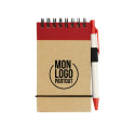 Bloc-notes à spirales A7 avec stylo Zuse 