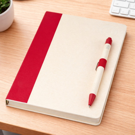 Carnet et stylo en briques de lait recyclées Dairy Dream 