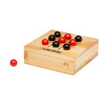 Jeu de morpion personnalisé en bois Strobus 