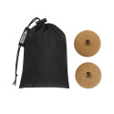 Set de 2 balles de yoga personnalisées en liège Trikona 