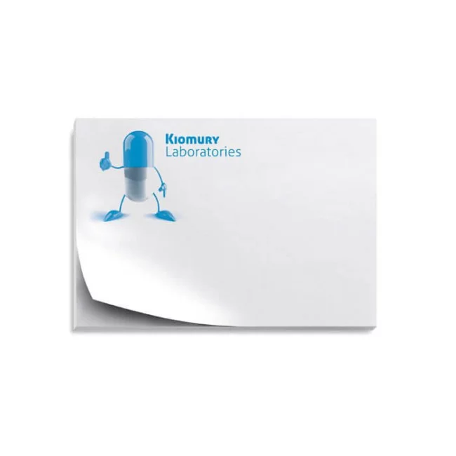 Bloc-Notes Publicitaire Adhésif Rectangle - Personnalisé Notes adhésives publicitaire Rectangle Bloc-Notes Publicitaire Adhésif Rectangle - Personnalisé